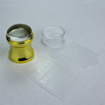 Печать для стемпинга (золото-серебро)